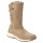 Jack Wolfskin Winter Boots Queenstown Texapore - Leather Boots, Side Zipper - Cookie Brown Women